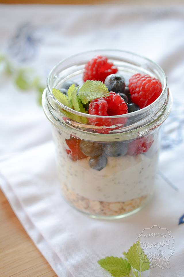 Przepis na deser z mleczkiem kokosowym i chia 